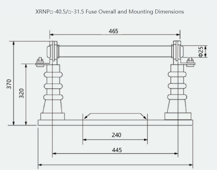 XRNP1 High-Voltage Current-Limiting Fuse
