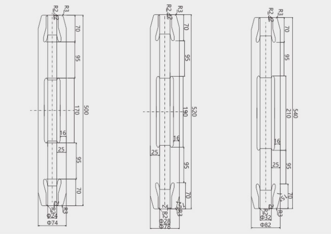 26-35KV fully cold shrinkable three core intermediate connection1