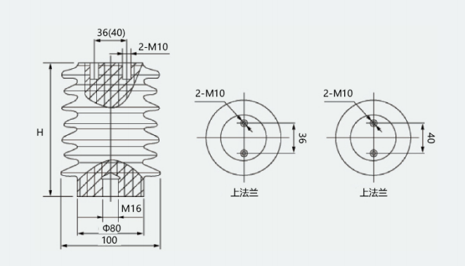 CG5-10Q-100×140-145-150-170-Indoor-High-Voltage-Voltage-Presence-Indicating-Device-Sensor-Dedicated-for-Earthing-Switches