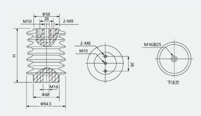 CG5-10Q 95x130 (135, 140, 145, 150, 170) Indoor High-Voltage Voltage Presence Indicating Device Sensor1