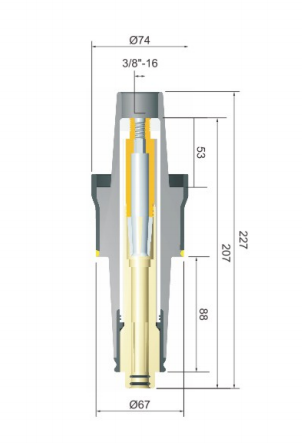 JY DTT-24 200 24kV 200A Single-pass casing joints (3)