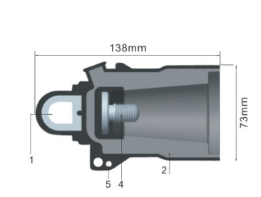 JY JYM 630 12kV 630A European insulation cap (1)