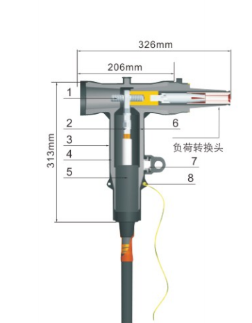 JY TIIT-600 15kV24kV 600A TIITDeadbreak Connector (2)