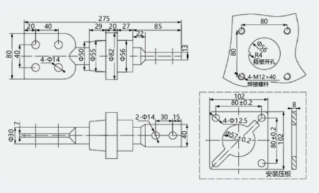 Low-Voltage Conductive Rod (400, 630, 1000, 1600, 2000A)1