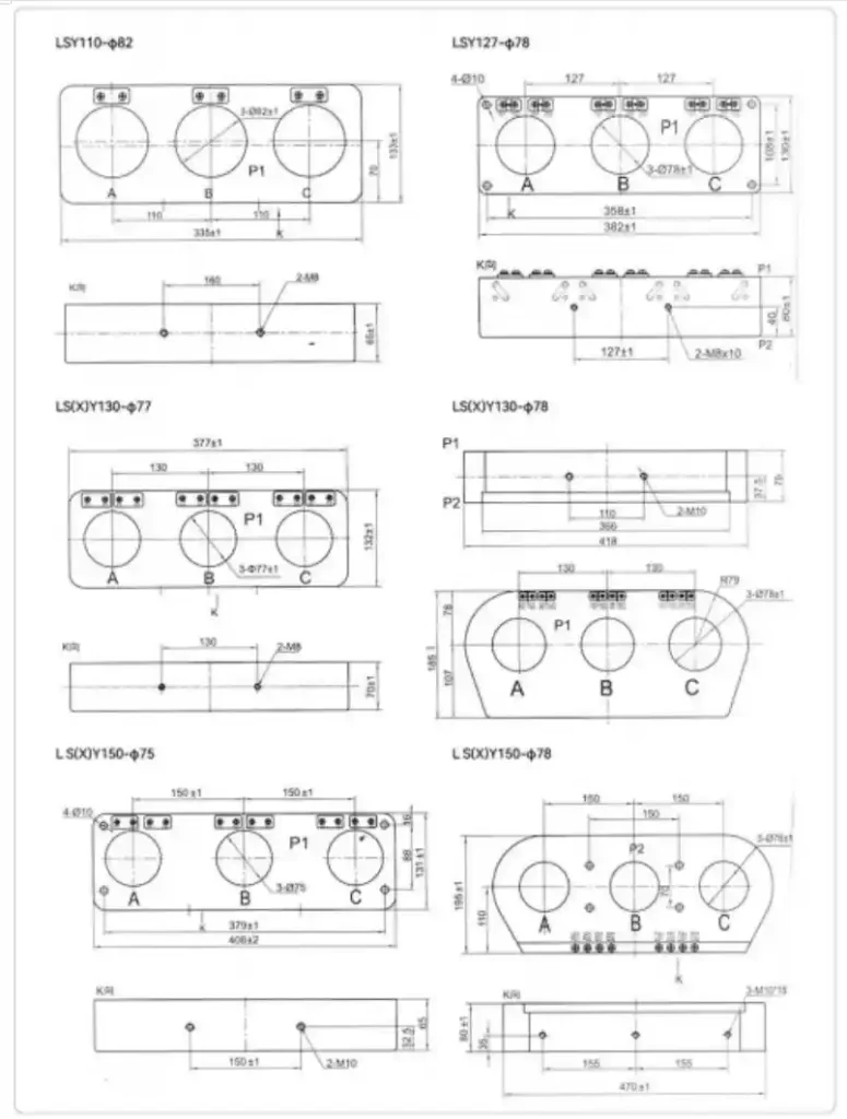 LSY-10 Three-Phase Current Transformer（2）
