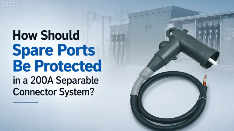 How Should Spare Ports Be Protected in a 200A Separable Connector System?