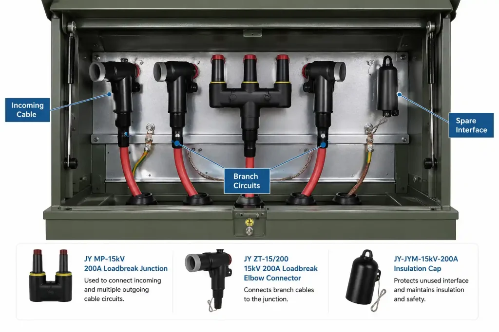How to Configure Separable Connectors in a Cable Branch Box