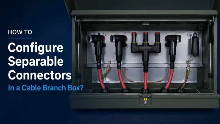 How to Configure Separable Connectors in a Cable Branch Box?