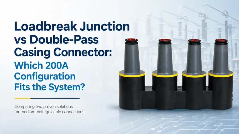 Loadbreak Junction vs Double-Pass Casing Connector: Which 200A Configuration Fits the System?