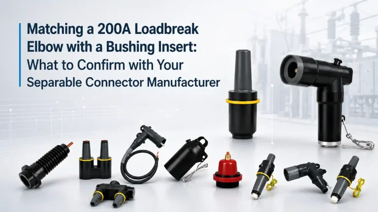 Matching a 200A Loadbreak Elbow with a Bushing Insert: What to Confirm with Your Separable Connector Manufacturer