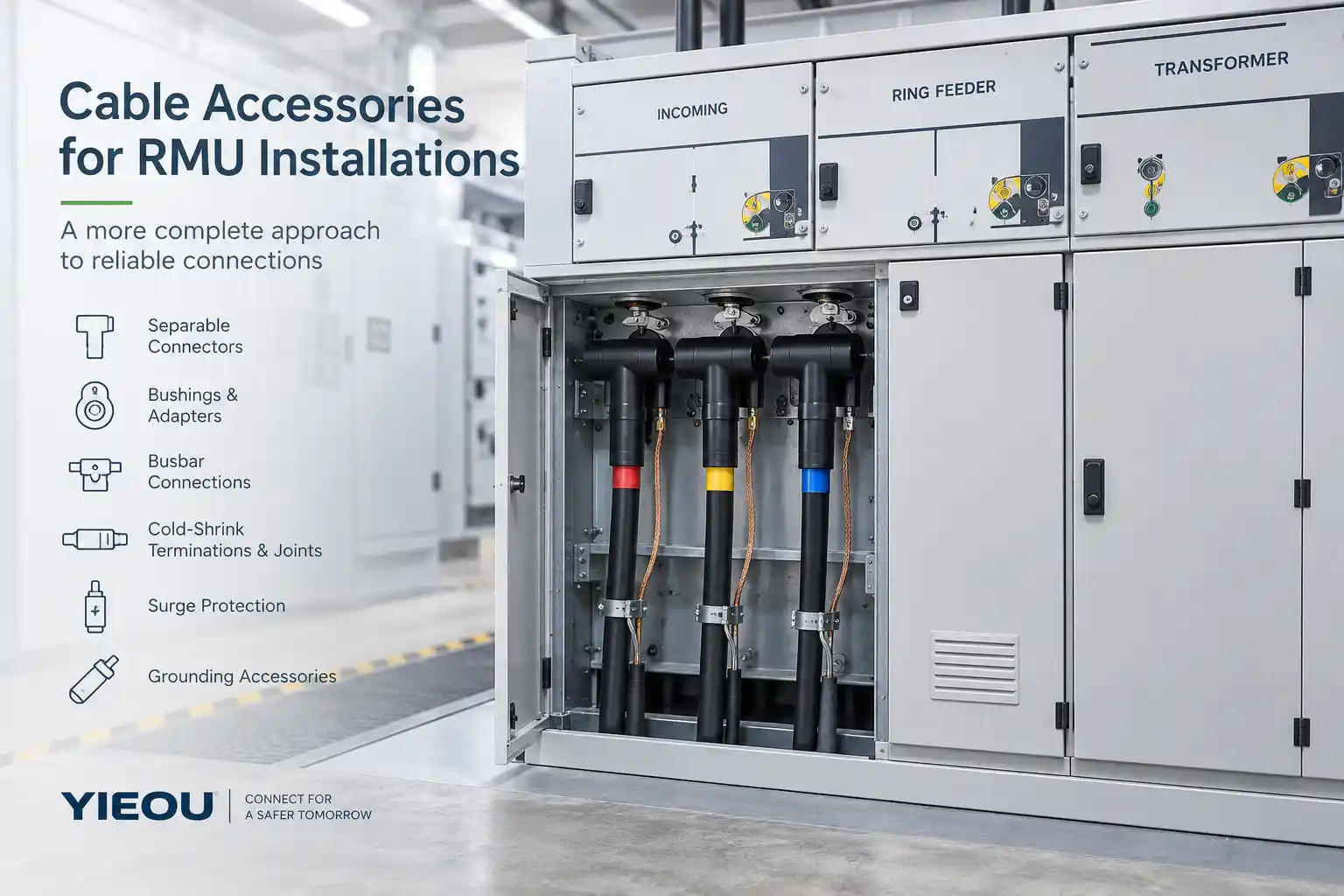 Akcesoria kablowe do instalacji RMU