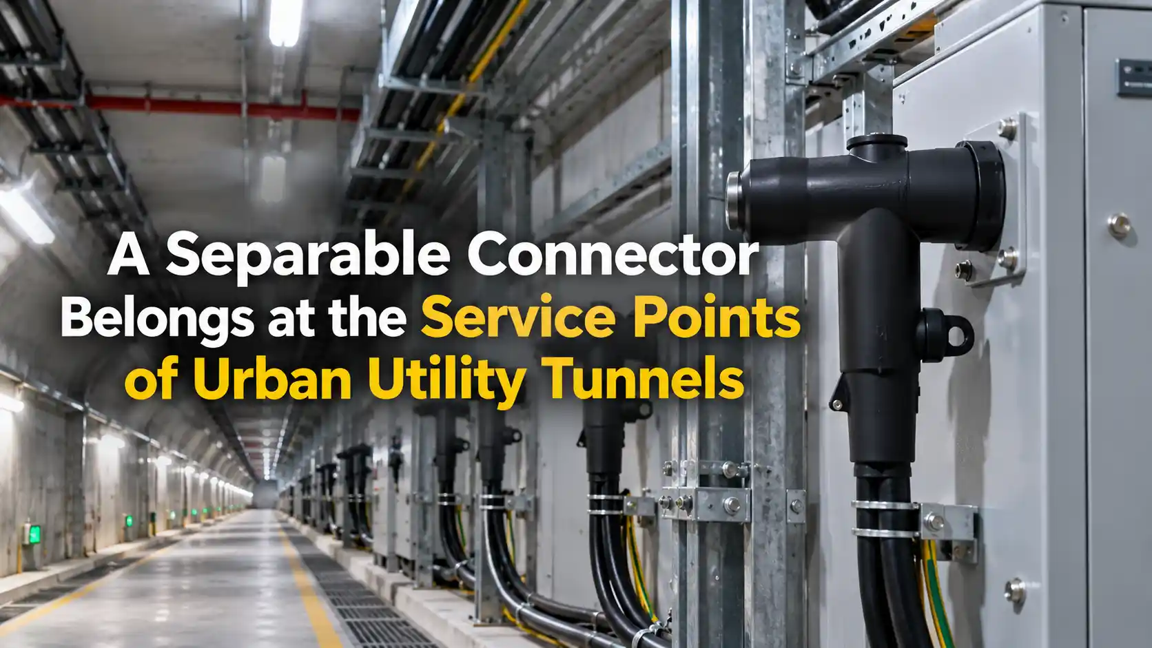 A Separable Connector Belongs at the Service Points of Urban Utility Tunnels