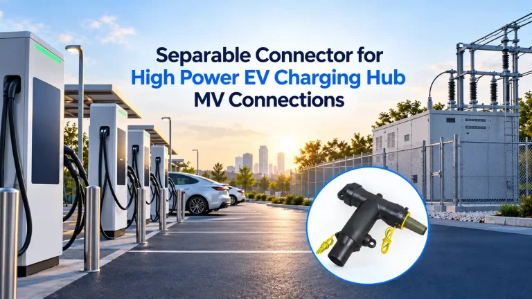 Separable Connector for High Power EV Charging Hub MV Connections