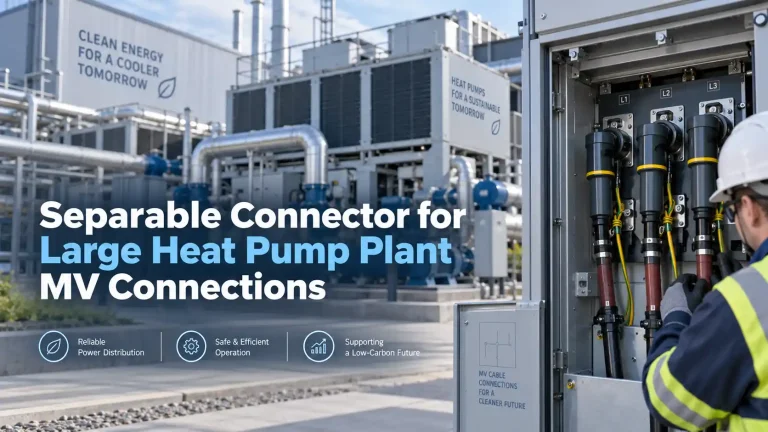 Separable Connector for Large Heat Pump Plant MV Connections