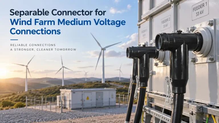 Separable Connector for Wind Farm Medium Voltage Connections